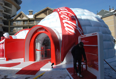 2013 평창 스페셜 동계올림픽 에어돔 Coca-Cola Air dome